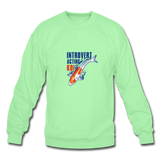 Crewneck Sweatshirt - Introvert Acting Koi - lime