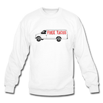 Crewneck Sweatshirt - Free Taco Van - white