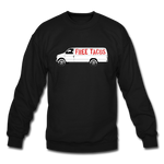 Crewneck Sweatshirt - Free Taco Van - black