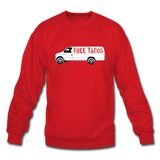 Crewneck Sweatshirt - Free Taco Van - red