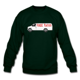 Crewneck Sweatshirt - Free Taco Van - forest green