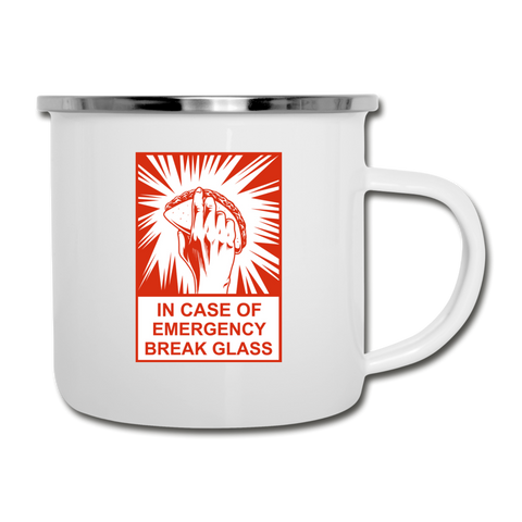 Camper Mug - In Case of Emergency (Taco) - white