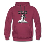 Men’s Premium Hoodie - This Is A Taco - burgundy