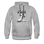 Men’s Premium Hoodie - This Is A Taco - heather gray