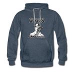 Men’s Premium Hoodie - This Is A Taco - heather denim