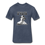 Fitted Men's T-Shirt - This Is A Taco - heather navy