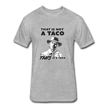 Fitted Men's T-Shirt - This Is A Taco - heather gray