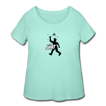 Women’s Curvy T-Shirt - Bust A Gnat - mint