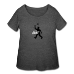 Women’s Curvy T-Shirt - Bust A Gnat - deep heather