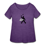 Women’s Curvy T-Shirt - Bust A Gnat - heather purple