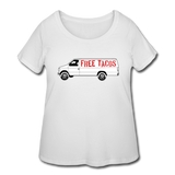 Women’s Curvy T-Shirt - Free Taco Van - white