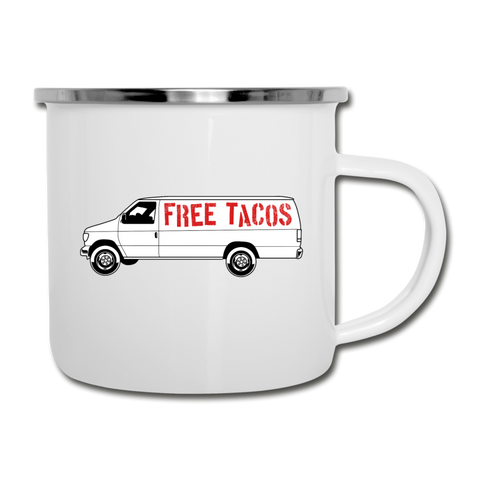 Camper Mug - Free Taco Van - white