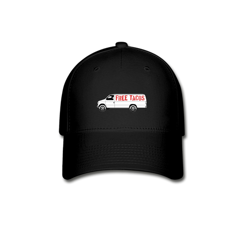 Baseball Cap - Free Taco Van - black