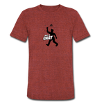 Men's Tri-Blend T-Shirt - Bust A Gnat - heather cranberry