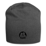 Jersey Beanie - My Love Language Is Tacos - charcoal gray