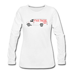 Women's Long Sleeve T-Shirt - Free Taco Van Extreme Edition - white