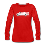 Women's Long Sleeve T-Shirt - Free Taco Van Extreme Edition - red