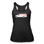 Women’s Racerback Tank - Free Tacos Van Extreme Edition - heather black