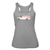 Women’s Racerback Tank - Free Tacos Van Extreme Edition - heather gray