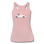 Women’s Racerback Tank - Free Tacos Van Extreme Edition - heather dusty rose