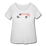 Women’s Curvy T-Shirt - Free Taco Van Extreme Edition - white