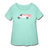 Women’s Curvy T-Shirt - Free Taco Van Extreme Edition - mint