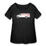 Women’s Curvy T-Shirt - Free Taco Van Extreme Edition - black