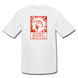 Men's Tall T-Shirt - In Case of Emergency (Taco) - white