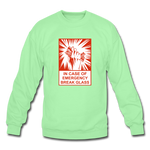 Crewneck Sweatshirt - In Case of Emergency (Bacon) - lime