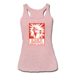 Women’s Racerback Tank - In Case of Emergency (Bacon) - heather dusty rose