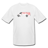 Men's Tall T-Shirt - Free Taco Van Extreme Edition - white