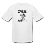 Men's Tall T-Shirt - This Is A Taco - white