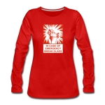 Women's Premium Long Sleeve T-Shirt - In Case of Emergency (Bacon) - red