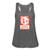 Women's Flowy Tank Top - In Case of Emergency (Bacon) - deep heather