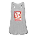 Women's Flowy Tank Top - In Case of Emergency (Bacon) - heather gray