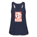 Women's Flowy Tank Top - In Case of Emergency (Bacon) - navy