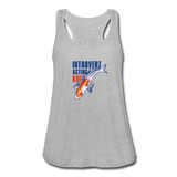 Women's Flowy Tank Top - Introvert Acting Koi - heather gray