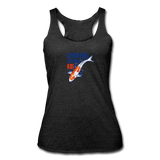 Women’s Racerback Tank - Introvert Acting Koi - heather black