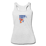 Women’s Racerback Tank - Introvert Acting Koi - heather white