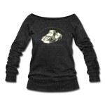 Women's Wideneck Sweatshirt - Make Your Haters Turn Red - heather black