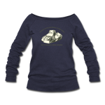 Women's Wideneck Sweatshirt - Make Your Haters Turn Red - melange navy