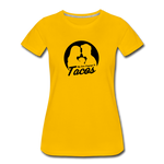 Women’s T-Shirt - My Love Language Is Tacos - sun yellow