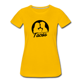 Women’s T-Shirt - My Love Language Is Tacos - sun yellow