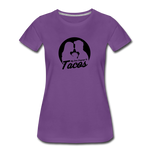 Women’s T-Shirt - My Love Language Is Tacos - purple