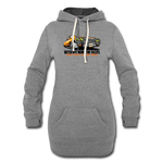 Women's Hoodie Dress - My Mind On Tacos - heather gray