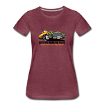 Women’s T-Shirt - My Mind On Tacos - heather burgundy