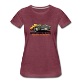 Women’s T-Shirt - My Mind On Tacos - heather burgundy