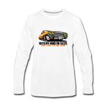 Men's Long Sleeve T-Shirt – My Mind On Tacos - white