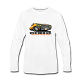 Men's Long Sleeve T-Shirt – My Mind On Tacos - white