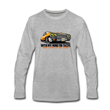 Men's Long Sleeve T-Shirt – My Mind On Tacos - heather gray